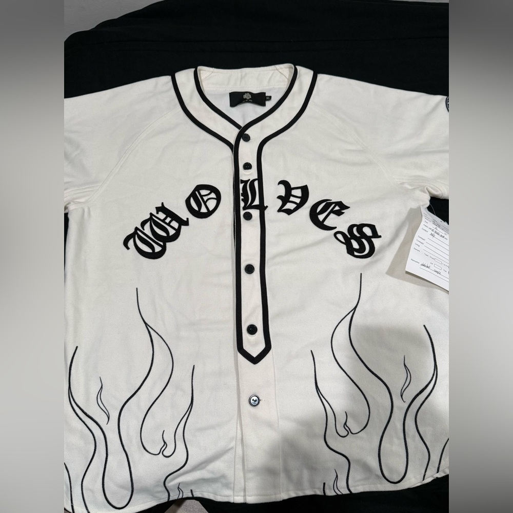 DARC SPORT BASEBALL JERSEY IN CREAM ❌SOLD❌